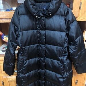 Lands End Goosedown Feather Puffer Jacket Women's XL